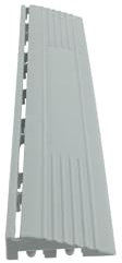 Torado® Garagenboden Belag Fliesen Garagen Boden Matten Werkstatt Kunststoff Belag Werkstattboden Klickfliesen Platten (1 Stk. Kantenprofil grau)