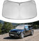 Rogierra Parasol para parabrisas para BMW Mini Countryman Cooper F60 SUV 2017-2024, accesorios plegable, protector solar para ventana delantera, color plateado