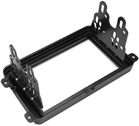 Doppel Din Einbaurahmen,Autoradio Radioblende,Car 2 Din Autoradio Fascia Fascias Panel-Rahmen-CD DVD Dash Audio Interior for Volkswagen VW Touran Caddy SEAT Skoda Fabia Octavia(173x98mm)