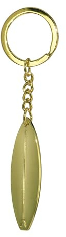 NKlaus Schlüsselanhänger für Damen Messing, 6x12cm, 12 cm Eleganz, 1 Stück