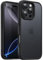 JETech Matte Case for iPhone 16 Pro Max 6.9-Inch, Shockproof Military Grade Drop Protection, Frosted Translucent Back Phone Cover, Anti-Fingerprint (Black)