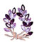WERIGONI 1PCS Broche femme vetement Broches et pins pour femme Broche fleur Broche en cristal pour femme Guirlande de strass