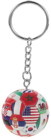 BESPORTBLE Schlüsselanhänger Fußball Soccer- Kreative Backpack-dekoration Und Geschenkidee Für Fußballfans Souvenir Für Euro Turnier