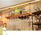 Weinregal, Barregale, an der Wand montierter Spirituosenschrank, Flaschenregal, Minibar mit Weinglasregal, schwebende Bar für Küche, Esszimmer, Heimbar-Dekoration (Farbe: Kastanienfarbe, Grö