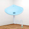 Mini lavabo de salle de bain en plastique,bleu,27.5x27.5x11cm(WxDxH),est résistant à l'usure,stable et résistant aux fissures,pour caravane, camping-car, bateau (C)