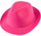 dressforfun 901027 Unisex Hut, breite Krempe, Panama Gangster Party Hut - pink