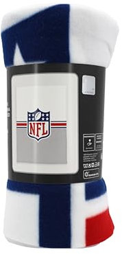Herding NFL Decke, 150 x 200 cm, Grau/Weiß mit NFL-Logo