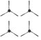 Spazzole laterali di ricambio per aspirapolvere robot R1 R2, 2/5 coppie, pulizia efficiente degli angoli, lunga durata, facile installazione (2 paia)
