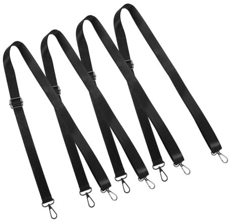 PartyKindom 4stücke Elastische Beingurte Für Pferdedecken Verstellbar Mit Metall-doppelschnallen Ersatz Riemen Für Deckenlaken Reitausrüstung