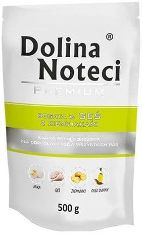 Dolina Noteci Premium Wet Dog Food 150g - Various Flavours, MIX OF TASTE (150 g (Pack of 1), Goose Potato)