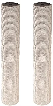 Tiragraffi di ricambio per gatti, diametro 7 cm, albero tiragraffi, palo tiragraffi interattivo, giocattolo in corda di sisal, palo di ricarica per giocare - beige, 30 cm