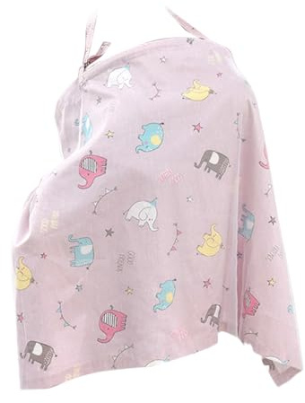 Housse d'allaitement - Tissu en coton confortable, design facile à porter, léger et portable, accessoire pratique | Les mamans idéales voyagent pour un usage
