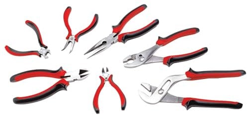 Performance Tool W30759 7 Piece Plier Set with Cushion Grip
