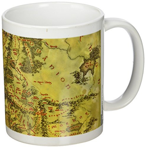 Pyramid International Lord of The Rings-Middle Earth Keramikbecher, Keramik, Mehrfarbig, 8.5 x 12 x 10.5 cm