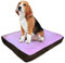 Ellie-Bo Hundekäfig Hundebox, 71 cm x 48 cm, Hundebett, braune Cordwände und rosa Kunstfellbelag