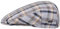 LIPODO Coppola in Cotone Inglese Donna/Uomo - Made Italy Cappello Piatto Berretto Cotton cap con Visiera, Fodera Estate Primavera/Estate - 53 cm Blu