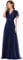 Ever-Pretty Women's Summer Wedding Party Dresses Evening, 16, Navy Blue.