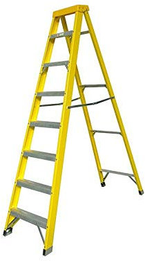 Zarges Fibreglass Swingback Steps Open 2.71m Closed 2.98m 10 Rungs