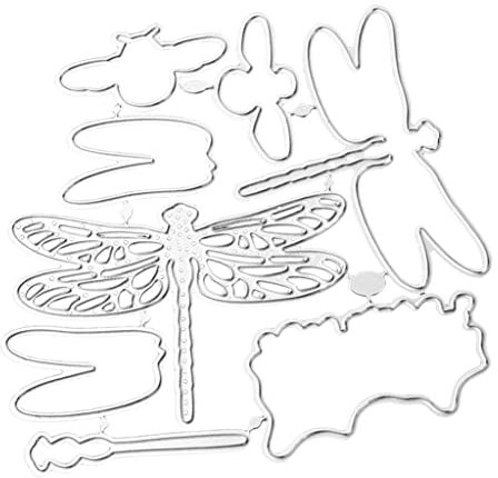 P Prettyia Libelle Metall Stanzen Prägemaschine Stanzformen Schneidemaschine DIY Scrapbooking Album Zubehör
