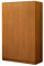 Wooden 3 Door Wardrobe with Shelf and Hanging Rail Modern Clothes Storage Cupboards Unit for Bedroom Furniture W 115.4 * D 50 * H 180cm (Oak Effect)