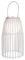LUUK LIFESTYLE Tragbare LED Lampe in modernem Design, hochwertig und Outdoor tauglich, moderne Dekoration, aufladbar via USB, IP44 Laterne, Nachttischleuchte, Designerstück, Gartenlicht, weiß matt