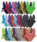 Pferdeohren Fliegenschleier, gehäkelt, mit Paspelierung, 30 Farben, Full/COB/Pony (voll, rosa)