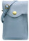 SH Leder Damen Handytasche Umhängetasche Geldbörse Multifunktion Beutel Schultertasche aus Echtleder Verstellbar Schultergurt Handy bis 6.8 Zoll 12x19cm ADA G3282 (Hellblau)