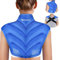 Chenove Ice Pack for Shoulders Upper Back with Strap, Neck and Shoulder Ice Pack Wrap Rotator Cuff Gel Reusable with Cold Compression Therapy, Soreness (Blue)