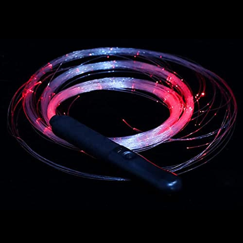 Fouet À Fibre Optique De 6 Pieds, Jouet Rave Lumineux Pivotant À 360 °, Festival De Danse De Dentelle EDM Pixel Flow(sans Batterie)