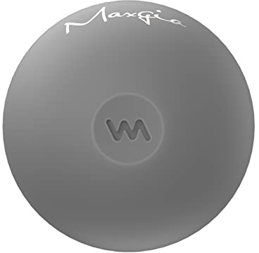 Maxgia 2 Mini Massage Ball, 5 Speeds Vibrating Massage Roller Ball for Palm, Hand, Foot, Leg, Neck, Back, Trigger Point Muscle Therapy Ball for Myofascial Release, Plantar Fasciitis Relief, Gray