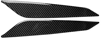 JORAsa Passend für Audi A4 A5 B9 2017-2020 Carbon-Faser-Stil Auto Gangschaltung Seitenwand Abdeckung Aufkleber Styling Auto Trim Zubehör Schutz Aufkleber Kits