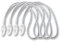Marineo Zeising Spanngummi 4er Pack, 40 cm - Hochwertiger, langlebiger Segeleinbinder mit Gummischlaufe und Haken für Bootssport und Ladungssicherung