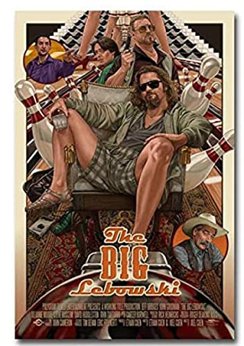 ALKOY The Big Lebowski Movie Posters Holzpuzzle 1000 Teile Spielzeug Für Erwachsene Dekompressionsspiel Fe623Jw