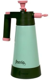 Professionelles KWAZAR VENUS-Spritzgerät –360° [1,5L] System verstellbare Düse sicher und vielseitig - Druck 2,2 bar - für Garten, Haus und Grundstück Minze