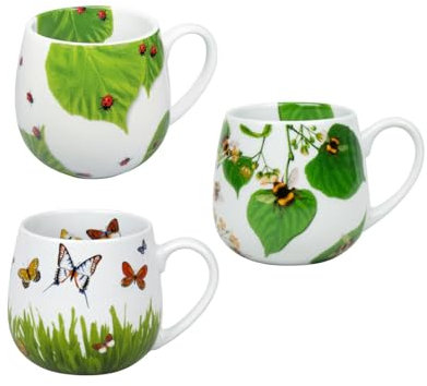 Könitz Becher Kaffeebecher Tasse Kaffeetassen Becher Set Natur 3teilig 400 ml