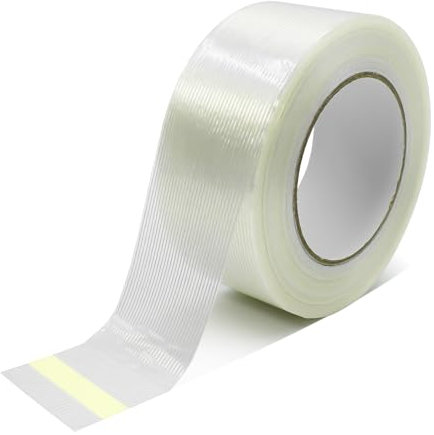 Brelet Heavy Duty Waterproof Duct Tape 50M/164FT, Waterproof & Weather Resistant Duct Tapes, Robust Clear Adhesive Tape for DIY Repairs, Industrial Strength Duct Tape for Sealing and Outdoor Use