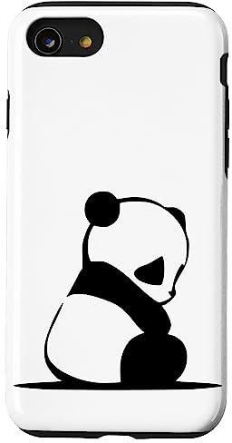 iPhone SE (2020) / 7 / 8 Panda Drawing White Case