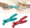 Pince de Maintien Multi-Usage Anti-Brûlure pour Cuisine, 2024 New Clip anti-brûlure - En silicone antidérapant - Isolation thermique - Clip anti-brûlure - pour bols chauds - Assiettes (rot+grün)