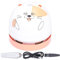 NOENNULL Mini Dust Collector Cute Animal Desktop Vacuum Cleaner USB Charging Cartoon Vacuum Cleaner for (Hamster)