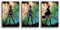 NebulaNova 3 Stück Anime Posters, Attack AOT Eren Leinwand Poster, Ästhetische Minimalistische Animation Wandkunst für Wohnzimmer Schlafzimmerdekoration (Ungerahmt 40x60cm)