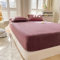 JIANINGHOME Warme Spannbettlaken 180x200,Plüsch Spannbettlaken Winter Flanell Spannbetttuch Warme und Flauschig Bettlaken
