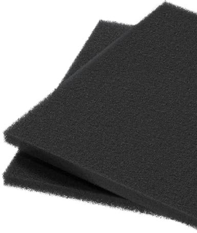 Pawfly 2 Pack Aquarium Filter Media Pad for Fish Tank Filters Aquarium Filter Media Sponge Filter Floss Roll for Sumps Ponds Hydroponics Foam Floss for Water Filtration, 23 cm L x 23 cm W