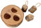 Hamsters Foraging Feeder Wood Puzzle Game Feeding Board For Rabbits Hamster Treats Dispenser Snacks Feeder Pet Supply