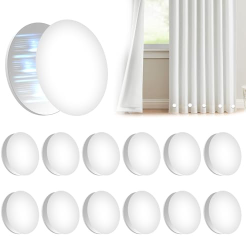 12-Paar Duschvorhang Magnet 4cm 31g, Weiß Outdoor Vorhang OutdoorvorhäNge Duschvorhang Beschwerer Duschvorhang Gewichte Gardinenbeschwerer BettwäSche Decken Tischdecke KüHlschrank