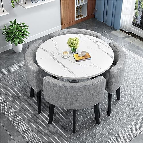 rofessional Büro Konferenztisch Set mit 4 Stühlen