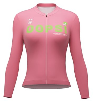 INBIKE Radtrikot Fahrradtrikot Damen Langarm mit 3 Taschen Atmungsaktiv Schnelltrocknend Fahrradsport Frauen WL535