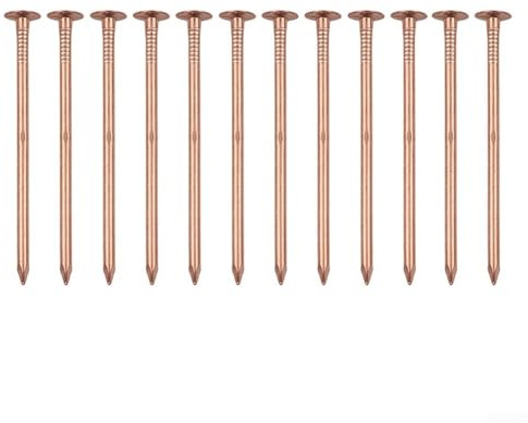 Kupfernägel, 10,2 cm, zum Töten von Bäumen, Stumpfwurzeln, 12 Stück, zum Entfernen von Spikes, Hardware, lila Filznägel, mehrere Größen