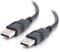 C2G /Cables to Go 28106 - Cavo USB 2.0 A maschio a A maschio, 2 m, colore: Nero