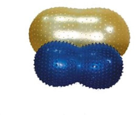 CanDo 30-1735 Übungsrolle mit NUBS/Motorikball/Erdnussförmiger Fitnessball, Sensi, gelb, 40 x 90 cm