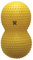 CanDo 30-1735 Übungsrolle mit NUBS/Motorikball/Erdnussförmiger Fitnessball, Sensi, gelb, 40 x 90 cm